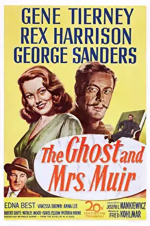 Tierney Prints: THE GHOST AND MRS. MUIR, US poster art