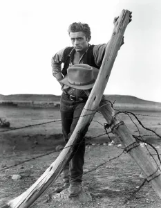 Barb Wire Prints: GIANT, James Dean, 1956