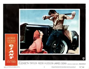 Shotgun Prints: GIANT, from left, Elizabeth Taylor, James Dean, 1956