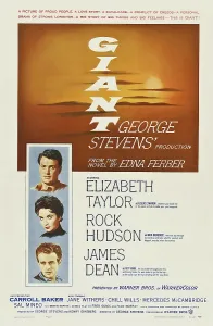 February Prints: GIANT, US poster, left from top: Rock Hudson