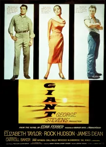 GIANT, Rock Hudson, Elizabeth Taylor, James Dean, 1956