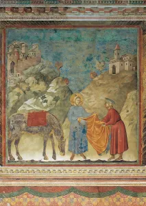 Sharing Prints: The Gift of the Mantle, by Giotto