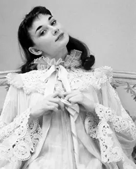 1950s Theater Prints: GIGI, Audrey Hepburn in the Broadway play, 1951