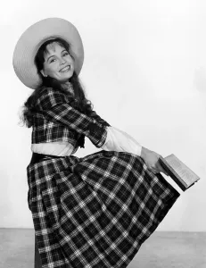 Plaid Jacket Prints: GIGI, Leslie Caron, 1958, portrait
