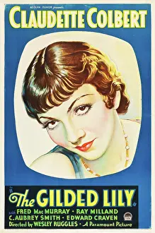 Images Dated 15th May 2013: THE GILDED LILY, Claudette Colbert on US poster art, 1935