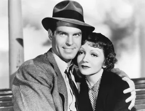 Strb Proj Prints: THE GILDED LILY, from left: Fred MacMurray, Claudette Colbert, 1935