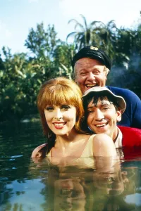 GILLIGAN'S ISLAND, from left: Tina Louise, Alan Hale Jr. Bob Denver, (1964), 1964-1967