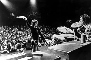 Drums Prints: GIMME SHELTER, Mick Jagger, Charlie Watts, 1970