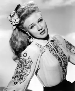 Peasant Blouse Prints: Ginger Rogers