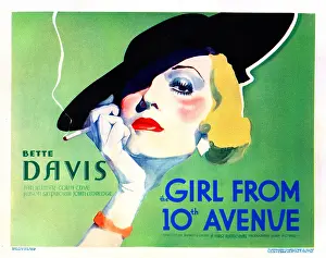 Hand To Chin Prints: THE GIRL FROM 10th AVENUE, Bette Davis, 1935