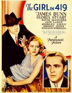 Stuart Prints: THE GIRL IN 419, from left: James Dunn