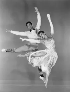 Champion Prints: GIVE A GIRL A BREAK, from left: Gower Champion, Marge Champion, 1953
