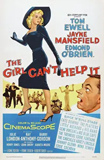 Mansfield Prints: THE GIRL CAN'T HELP IT, US poster art
