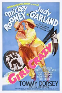 Rooney Prints: GIRL CRAZY, US poster art, from left: Mickey Rooney, Judy Garland, 1943