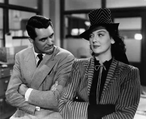 HIS GIRL FRIDAY, Cary Grant, Rosalind Russell, 1940