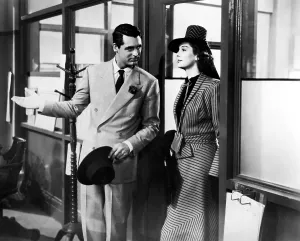 Rosalind Prints: HIS GIRL FRIDAY, Cary Grant, Rosalind Russell, 1940