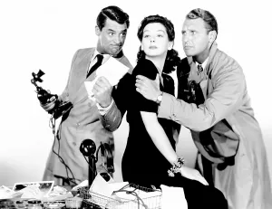 Bellamy Prints: HIS GIRL FRIDAY, Cary Grant, Rosalind Russell, Ralph Bellamy, 1940