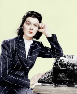 Typewriter Prints: HIS GIRL FRIDAY, Rosalind Russell, 1940
