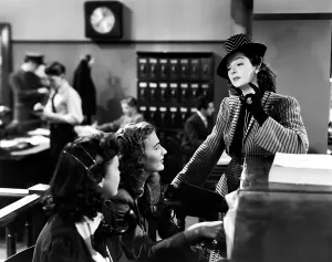 Office Prints: HIS GIRL FRIDAY, Rosalind Russell (right), 1940