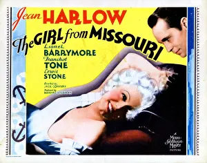 THE GIRL FROM MISSOURI, from left, Jean Harlow, Franchot Tone, 1934
