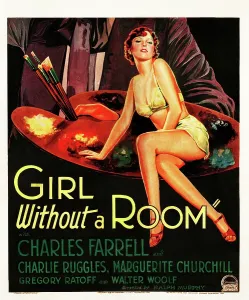 Palette Prints: GIRL WITHOUT A ROOM, Marguerite Churchill on poster art, 1933