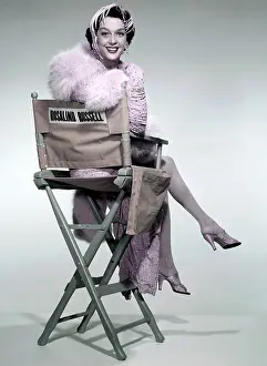 Movpor15 Prints: THE GIRL RUSH, Rosalind Russell, on-set, 1955