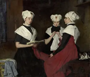 Sewing Prints: Three Girls from the Amsterdam Orphanage