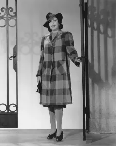 Plaid Coat Prints: TOO MANY GIRLS, Ann Miller, 1940