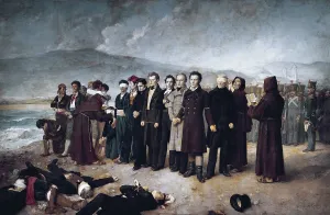 To Shoot Prints: GISBERT, Antonio (1835-1902). Execution of Jose Maria de Torrijos y Uriarte (1791-1831) and his Companions in 1831