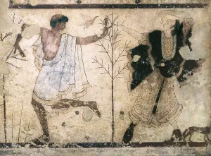 Etruria Prints: Giustiniani Tomb. 2nd half 5th c