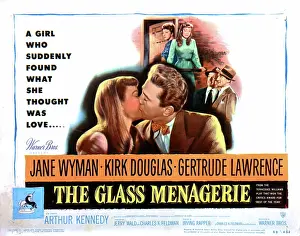 December Prints: THE GLASS MENAGERIE, Jane Wyman, Kirk Douglas, 1950