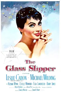 Hands Clasped Prints: THE GLASS SLIPPER, US poster, Leslie Caron on poster art, 1955
