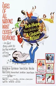 Globe Prints: A GLOBAL AFFAIR, bottom: Bob Hope on poster art, 1964