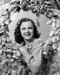 Jean Prints: Gloria Jean at Christmas, Universal publicity, 1940