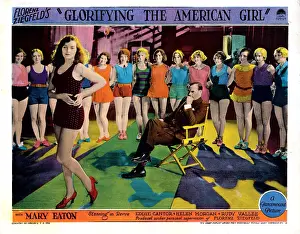 Theater Prints: GLORIFYING THE AMERICAN GIRL, US lobbycard, 1929