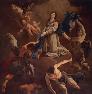 Putto Prints: Glory of a Saint Martyr, by Giulia Lama