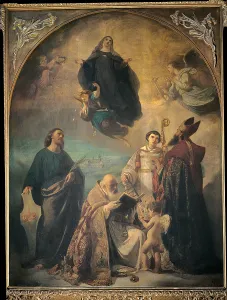 Martyr Prints: Glory of Saint Verdiana, by Annibale Gatti