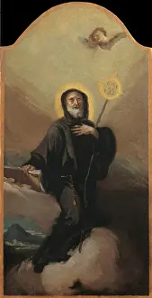 Habit Prints: Glory of San Francesco of Paola (San Francesco di Paola in gloria)