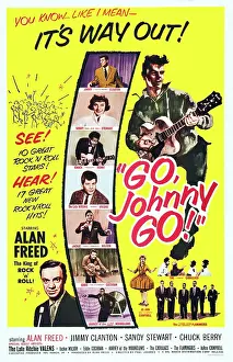 1950s Music Prints: GO, JOHNNY, GO!, (top-bottom): Jimmy Clanton