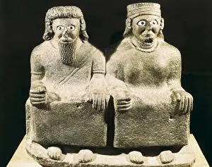 Syria Prints: The god Haddad and the goddess Ishtar