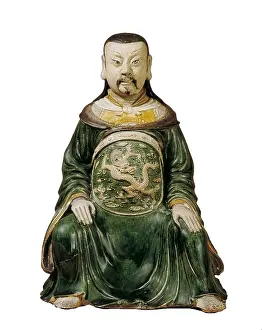 Iber1405nophotog Prints: God of the North. Chinese art. Ming period