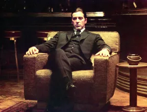 Sitting In Chair Prints: THE GODFATHER: PART II, Al Pacino, 1974