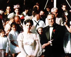 Wedding Dress Prints: THE GODFATHER, Talia Shire, Marlon Brando, 1972