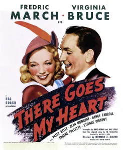 Bruce Prints: THERE GOES MY HEART, US poster art, from left: Virginia Bruce, Fredric March, 1938