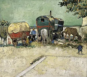 Dutchman Prints: GOGH, Vincent van (1853-1890). The Caravans