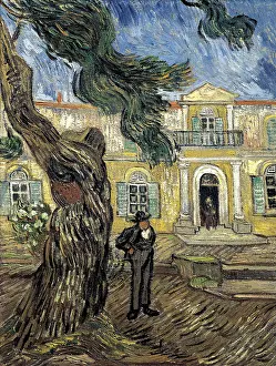 Healing Prints: GOGH, Vincent van (1853-1890). Hospital Saint Paul at Saint-Rmy-de-Provence