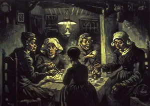 Post Impressionists Prints: GOGH, Vincent van (1853-1890). The Potato Eaters