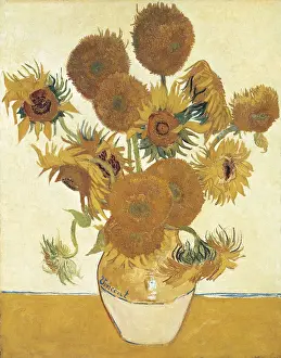 Dutchman Prints: GOGH, Vincent van (1853-1890). Sunflowers