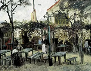 Restaurant Prints: GOGH, Vincent van (1853-1890). Terrace of the Caf 'La Guinguuette'