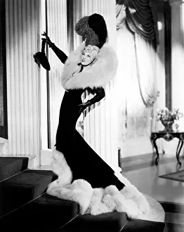 Feathered Hat Prints: GOIN TO TOWN, Mae West (in a gown by Travis Banton), 1935